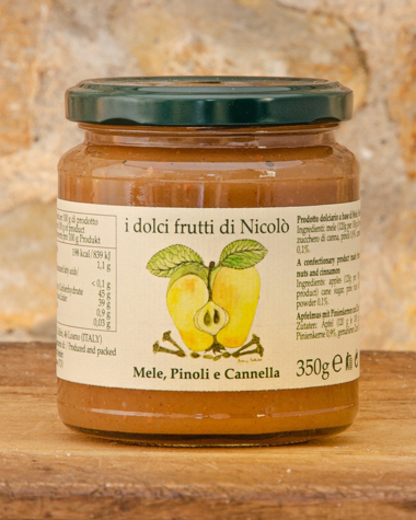 Confettura di Mele e Pinoli e Cannella Polla Immagine di Confettura Mele e Pinoli e Cannella 350g