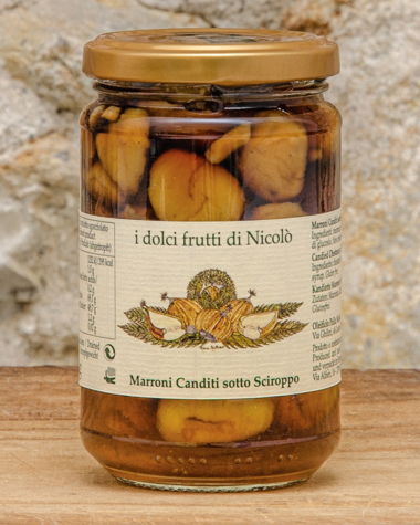 Marroni Canditi Polla Picture of Candied Chestnuts 400g