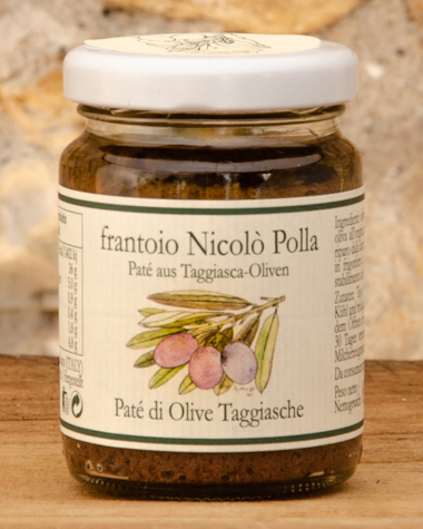 Pate' di Olive Taggiasche in Olio Extra Vergine di Oliva Immagine di Pate' di Olive Taggiasche 85g