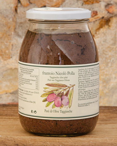 Pate' di Olive Taggiasche in Olio Extra Vergine di Oliva Polla Immagine di Pate' di Olive Taggiasche 900g