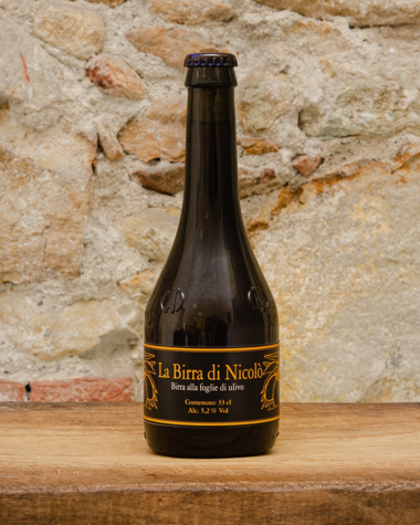 BIRRA ALLE FOGLIE DI ULIVO POLLA Immagine di Birra alle foglie d'Ulivo 0.33L