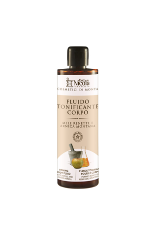 Visualizza i dettagli per Fluido tonificante corpo mele renette 250ml Dott.Nicola Immagine di Fluido tonificante corpo mele renette 250ml Dott.Nicola